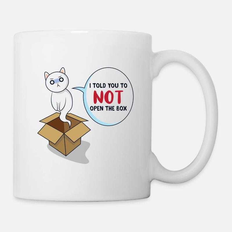 Schrödingers Katze - Tasse - Weiß