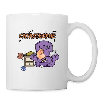 Cat disaster - Mug - white - Right