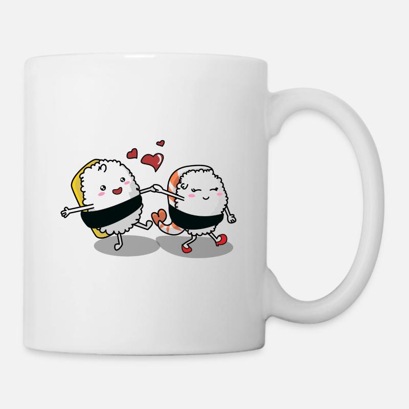 Sushi Liebespaar - Tasse - Weiß