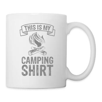 Camping Tent Caravan Campfire Gift - Mug - white - Right