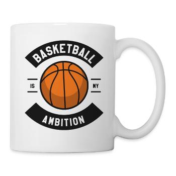 Basketball Ambition Basketballer Geschenkidee - Tasse - Weiß - Rechts