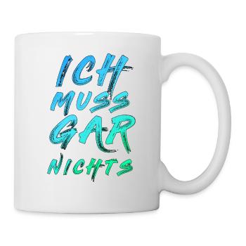 Je dois dire absolument rien dire dire cool - Mug blanc - blanc - Droite