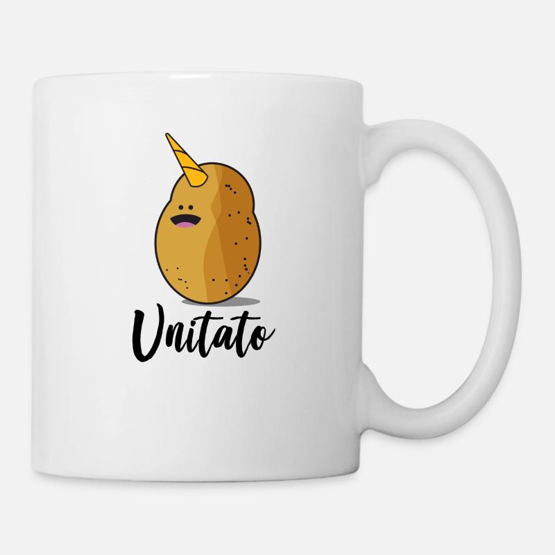 Einhorn Kartoffel Unitato - Tasse - Weiß