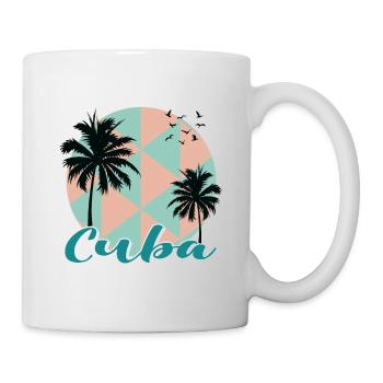Kuba Karibik Urlaub Kreuzfahrt - Tasse - Weiß - Rechts