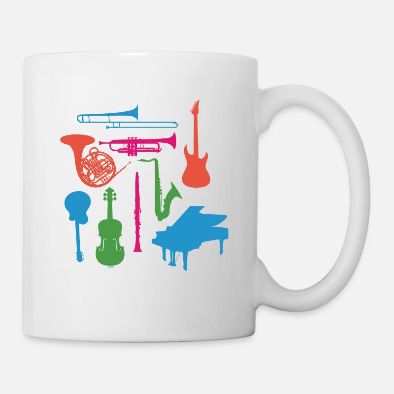 Musical Instruments - Mug - white
