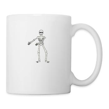 Floss Dance Déplacer le squelette - Mug blanc - blanc - Droite