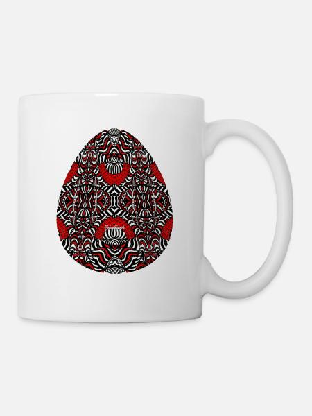 Art abstrait - Mug blanc - blanc
