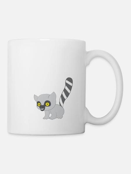 Lemur - Lemurs - Lemurs T-Shirt - Lemurfan - Mug - white