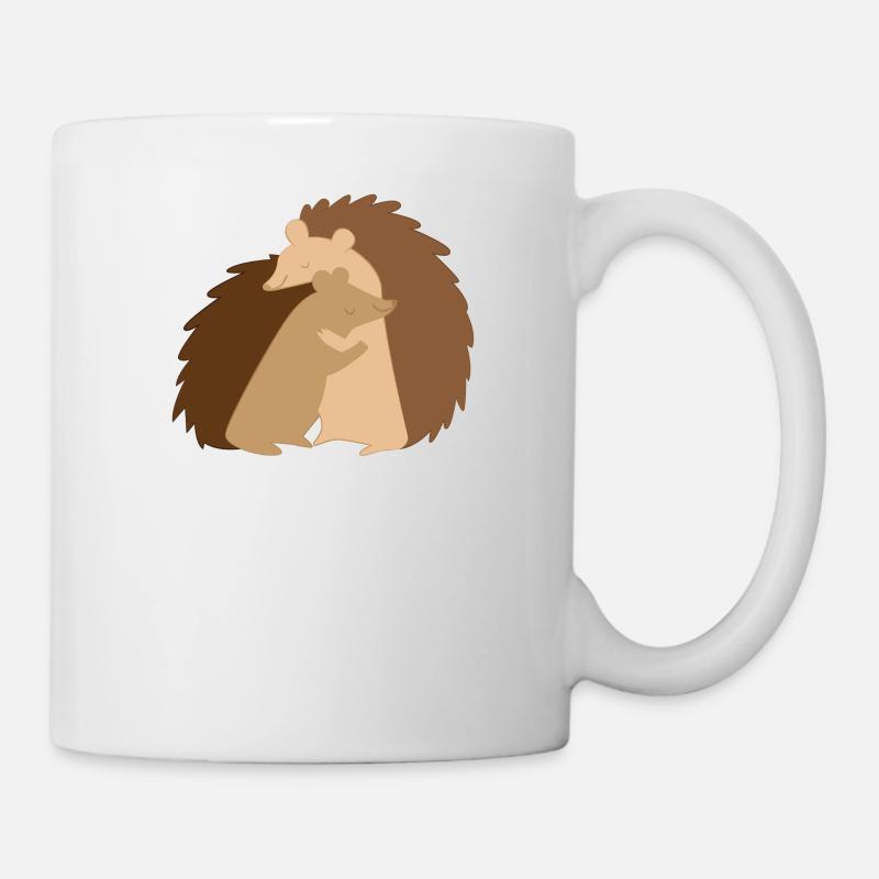 Hedgehog - hedgehog lover - hedgehog fan - hedgie - gift - Mug - white
