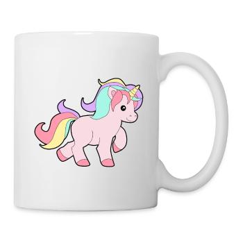 Unicorn chick baby colorful hair gift idea - Mug - white - Right