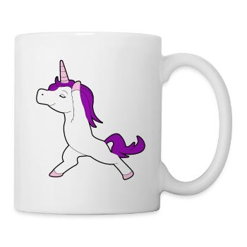 Einhorn Tussi stolz eingebildet Geschenk Idee - Tasse - Weiß - Rechts