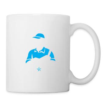 Bauarbeiter Shirt · Baustelle · Bagger · Helden - Tasse - Weiß - Rechts
