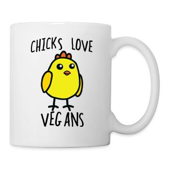 Vegan - Tasse - Weiß - Rechts
