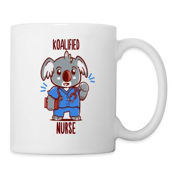 Koalified Nurse - Koala Animal Pun - Mug - white - Right
