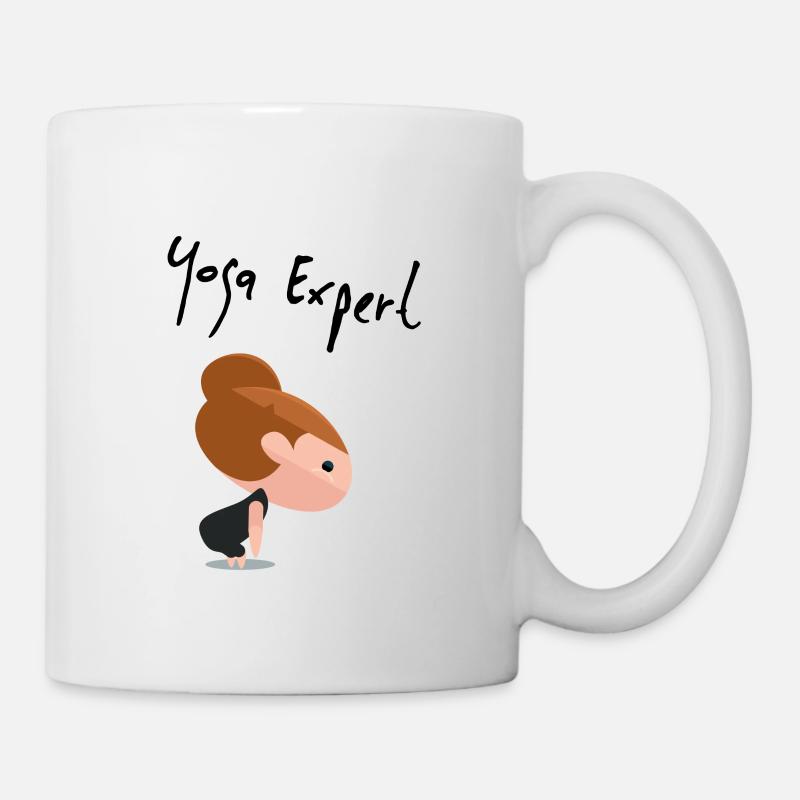 Yoga Expert Design - Mug blanc - blanc
