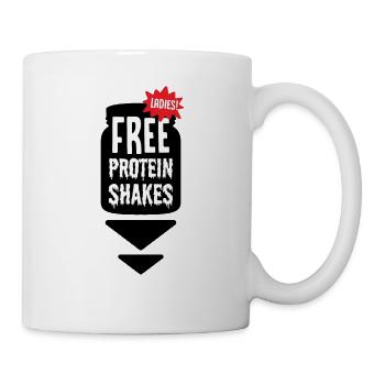 Eiweiss Shakes - Tasse - Weiß - Rechts
