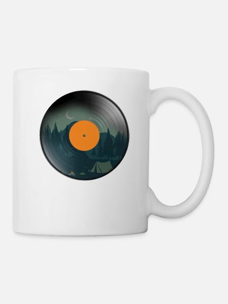 Vinyle Vintage - Mug blanc - blanc