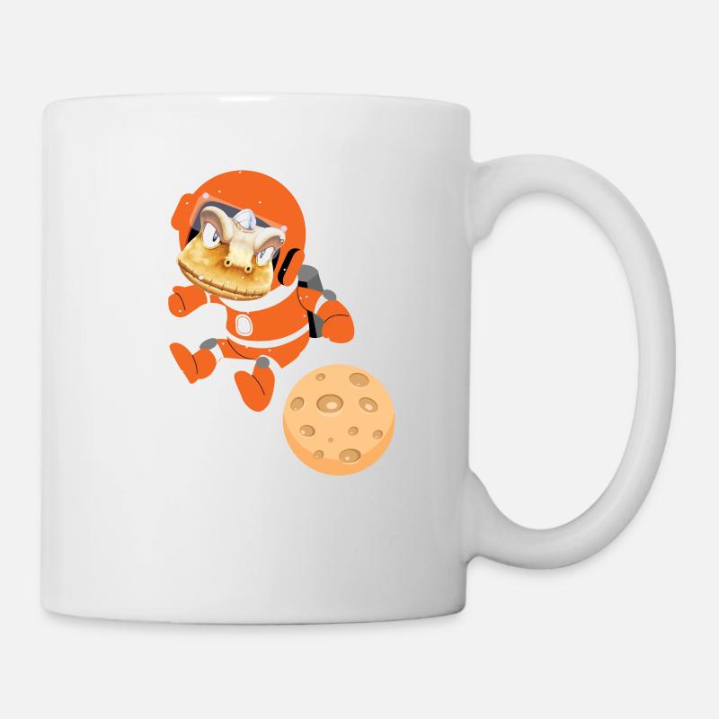 Weltraum Astronaut Dinosaurier - Tasse - Weiß