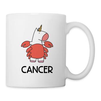 Cancer zodiac Cancer constellation unicorn - Mug - white - Right