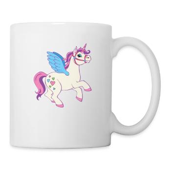 Unicorn for girls - Mug - white - Right