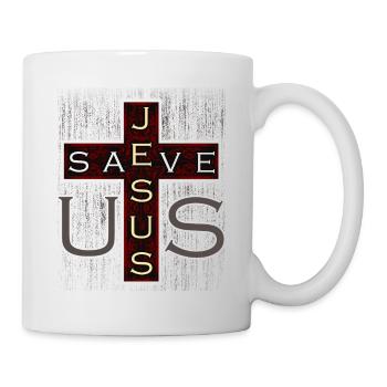 Jésus-Christ croix cadeau - Mug blanc - blanc - Droite