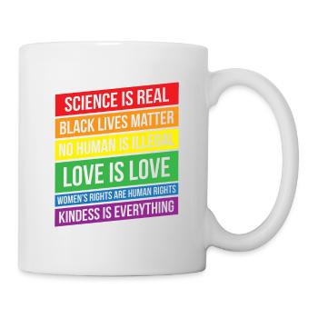 Aussagen Rechte Liebe Frauenrechte Geschenk - Tasse - Weiß - Rechts