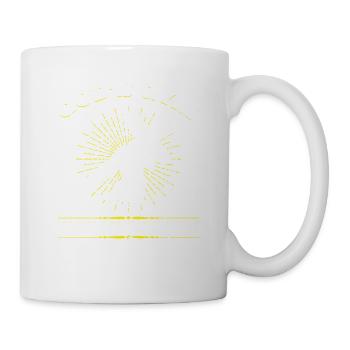 Cadeau de remise en forme chrétienne de Dieu - Mug blanc - blanc - Droite