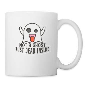 Pas un fantôme juste mort à l'intérieur !! - Mug blanc - blanc - Droite