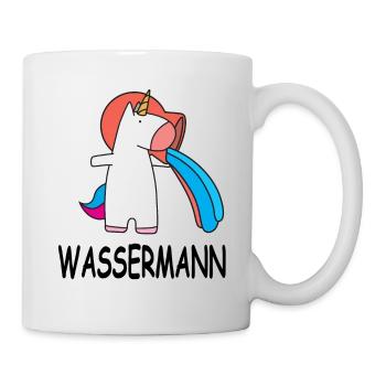 Zodiac Sign Aquarius zodiac unicorn - Mug - white - Right