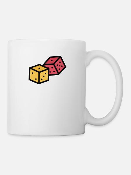 Rollenspiel Würfel RPG Brettspiel Nerd Geschenk - Tasse - Weiß