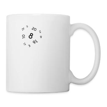 RPG Dice RPG jeu de société Nerd cadeau - Mug blanc - blanc - Droite