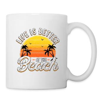 Life Beach Gift Gift Idea Sport Summer - Mug - white - Right