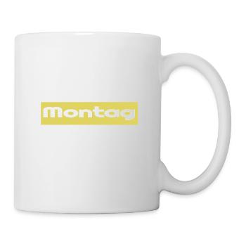 ich hasse Montag Ich hasse Menschen - Tasse - Weiß - Rechts