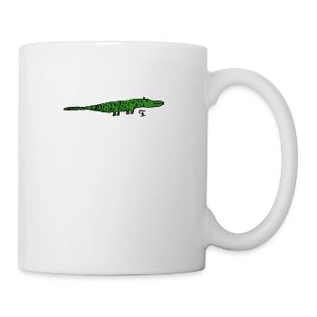 Baby Alligator - Tasse - Weiß - Rechts
