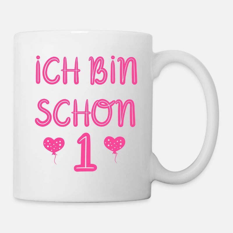 Ich bin schon 1, 1. Geburtstag - Tasse - Weiß