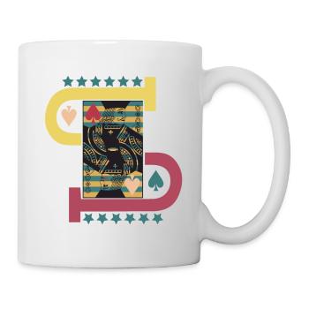 Pik Bube Spielkarte - Tasse - Weiß - Rechts