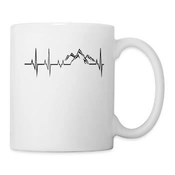 Heartbeat Mountain - Mug - white - Right