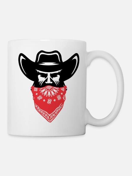 bandit - Tasse - Weiß