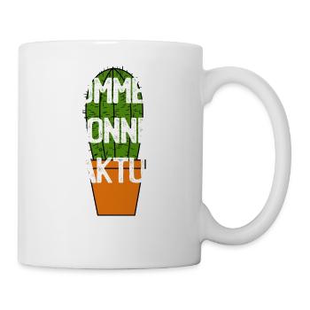 Sommer Sonne Kaktus - Tasse - Weiß - Rechts