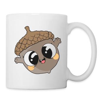 Nut - Tasse - Weiß - Rechts