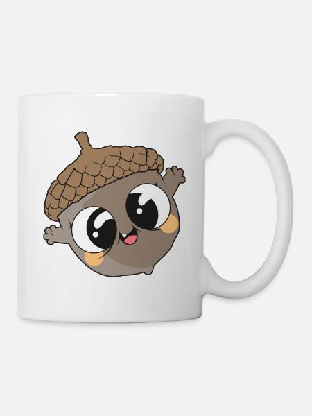 Nut - Tasse - Weiß