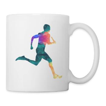 course de relais - Mug blanc - blanc - Droite