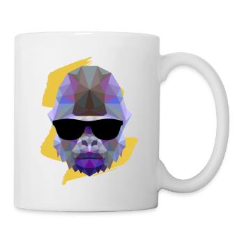 Gorilla - Tiere - Tasse - Weiß - Rechts