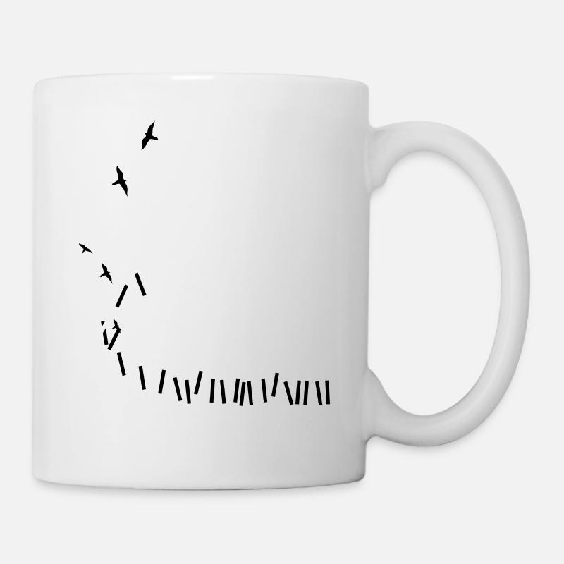 Piano - Tasse - Weiß