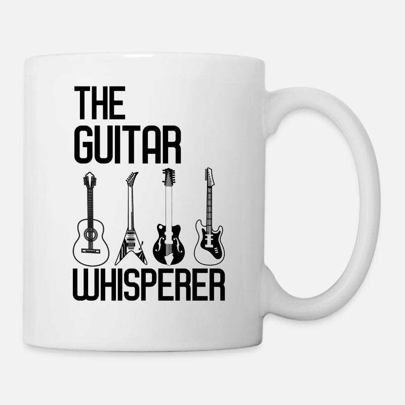 Le chuchoteur de guitare - Mug blanc - blanc