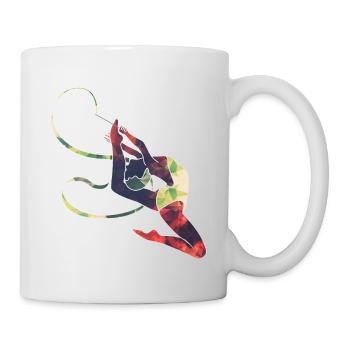 Gymnastique rythmique / gymnastique / gymnastique - Mug blanc - blanc - Droite