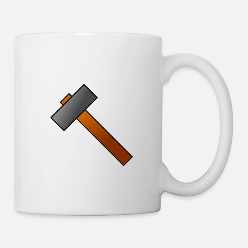 Craftsman hammer - Mug - white
