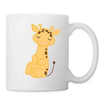 Giraffe - giraffes - giraffe fan - late riser - Mug - white - Right