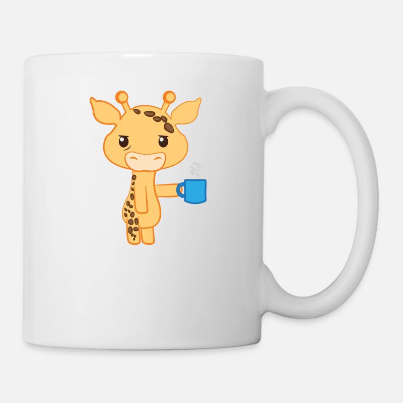 Girafe - Girafe - Girafe fan - Pas de café - Mug blanc - blanc