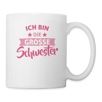 Sister pregnancy sibling gift - Mug - white - Right